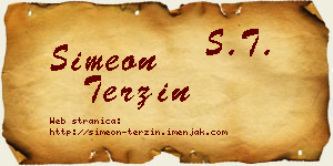 Simeon Terzin vizit kartica